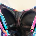 Swim Solutions Empire Waist Tummy Control Swimdress floral Swimsuit Size 8 NWT Photo 4