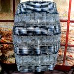 Kate Spade Saturday Striped Mini Skirt Navy/White size 2 Photo 5