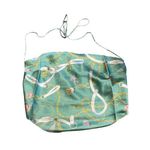 Ser.O.Ya Size Medium NEW Ellison Print Silk Top Green Nautical Halter NWT Photo 4