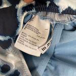 Bar III Blue Gray Tie Dye Shirred-Side One piece Swimsuit, S NWT Photo 3