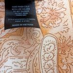 Kate & Lily women's deep V neck long sleeve maxi chiffon dress sz 14 Orange Photo 4