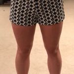 River Island Blue & White High Waisted Shorts Photo 0