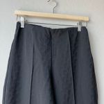 Saks Potts Pants Black Lissi Logo Jacquard High Rise Straight Leg Pants Size 1 Photo 4