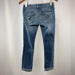 Hudson Jeans Vintage Hudson Ginny Ankle Cuffed Low Rise Straight Leg Jeans in Blue Size 25 Photo 4