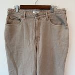 Abercrombie & Fitch Curve Love High Rise 90s Relaxed Jean Oat Size 32/14 NWT Photo 5