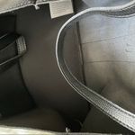 Vince Camuto Luck Tote Black Grey Stripe Photo 8