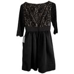 Eliza J NWT . Lace & Faille Mini Dress Size 4 Nordstrom Cocktail Evening Formal Photo 3