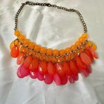 Orange and pink statement necklace Photo 2