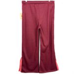 Born Outdoor Womens Fleece Wide Leg Sweatpants Hem Vents Red Pink Size Large Photo 1