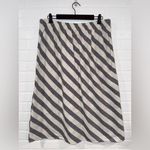 J.Crew NEW Linen Blend Striped Casual Pull-On Style New With Tags Knee Length Photo 15