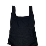 Aerie  Small Black One Piece Swimsuit Scoop Neck Beach Swimwear Photo 1