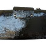 Coach  Wallet Olive Green Patent Leather – Pink Interior, Vintage & Chic Photo 1