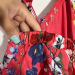 Parker Nashley Floral Silk Blend Ruffle Halter Blouse Size Small Photo 7