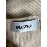 Danielle Guizio  Cream Beige Cashmere Wool Ribbed Knit Bolero Crop Top Size S Photo 2