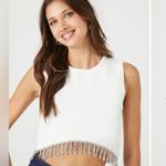 Forever 21  • Sweater Knit Rhinestone Crop Photo 0