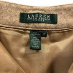Ralph Lauren Women’s Beige/Camel Herringbone Wool Pants, trousers, Size 12P Photo 4