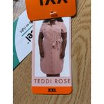 New Women’s Teddi Rose Belted Collared Dress 👗 Terracotta size XXL Pink Photo 6
