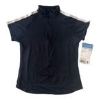 Insport Cycling Shirt Womens S Black Mock Neck Soft Sport Trainer F727 NWT Photo 0