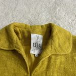 Anthropologie Tibi Sz 2 Yellow Linen Swing Blazer Cropped Chic Career Wow Y2K Photo 4