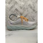 Hoka One One Clifton 8 Running Sneakers Shoes White Blue Purple Womens 9.5 9.5B Photo 1
