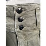 Veronica Beard  Womens 26 Green Giselle Skinny Flare Denim Jeans Flare Photo 3