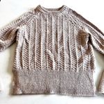 H&M ecru neutral boxy wool blend crewneck sweater size XS Photo 0