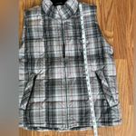 Eddie Bauer Goose Down Women’s Plaid WeatherEdge Puffer Vest Jacket Size M Photo 4