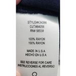 Kut From The Kloth Striped Henley Long Sleeve Top Women Small Made in USA Photo 4