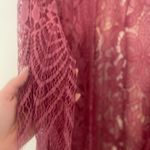 Francesca's | Dark pink lace cover up Photo 1