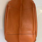 Cruciani Calfskin Leather Milano City Bucket Bag Tote Orange Boho Suede Luxury Photo 5