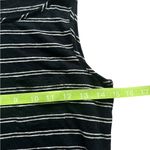 Vince Ladies Black and White Stripe Linen Midi Dress Size Medium Photo 4