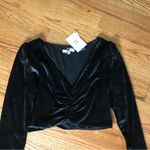WAYF  Black Crop Top NWT Photo 4