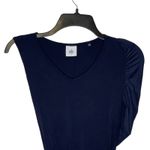 CAbi Asymmetrical Ruched Sleeve One Shoulder Tank Top V-Neck Small Women Photo 1