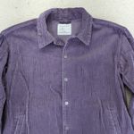 Urban Outfitters Purple Corduroy Jacket Button Front Women's Small 100% Cotton Photo 2