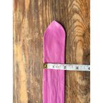 VTG Robert Nelson Leather Belt Magenta Pink Sculptural Buckle Retro Statement Purple Photo 2