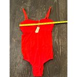 We Are HAH Women's Bodysuit Size S Blood Orange One Piece Photo 4
