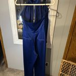 Guess Elegant Blue Halter Jumpsuit Photo 2