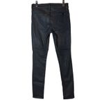 joe's jeans  Womens Size 25 Coated Skinny Jeans Dark Grey Whimsygoth Holidy Photo 1