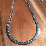Curb Chain Lariat Stainless Steel Necklace (18 to 29 Inch) Photo 9