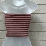 Brandy Melville  Jenny Striped Multicolor tube top one Photo 6