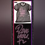 Evolution 2NE1 I LOVE YOU Mesh T-Shirt One Size Black Pink & New  Logo Zip Pouch Photo 1