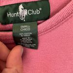Hunt Club Vtg Pink Short Sleeve Embroidered Logo Tee Women’s Small Photo 2