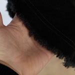 Aerie Offline Black Oversized Corduroy Pullover Women's Large Photo 6