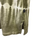 Gap  Cotton Olive Green Tie Dye Short Sleeve Tee Dress Boho Hippie Womens Large Photo 9
