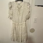 Current Air  White Mini Dress with Black Dots Photo 1