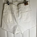 American Eagle AEO 90s Boyfriend Short NWT Cream Distressed Shorts Size 10 Photo 1
