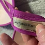 Victoria's Secret Victoria Secrets Purple Bikini Top Sz L Tie Neck Beach Vacation Adjustable Photo 3