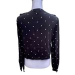 Amuse Society Its Not You Its Me Woven Top Polka Dot Long Sleeve Womens XS Photo 3