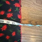 J.Crew ruffle collar floral painted daisy mini dress 6 Black Photo 7