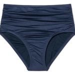 navy blue high wasted bikini bottoms Size M Photo 0